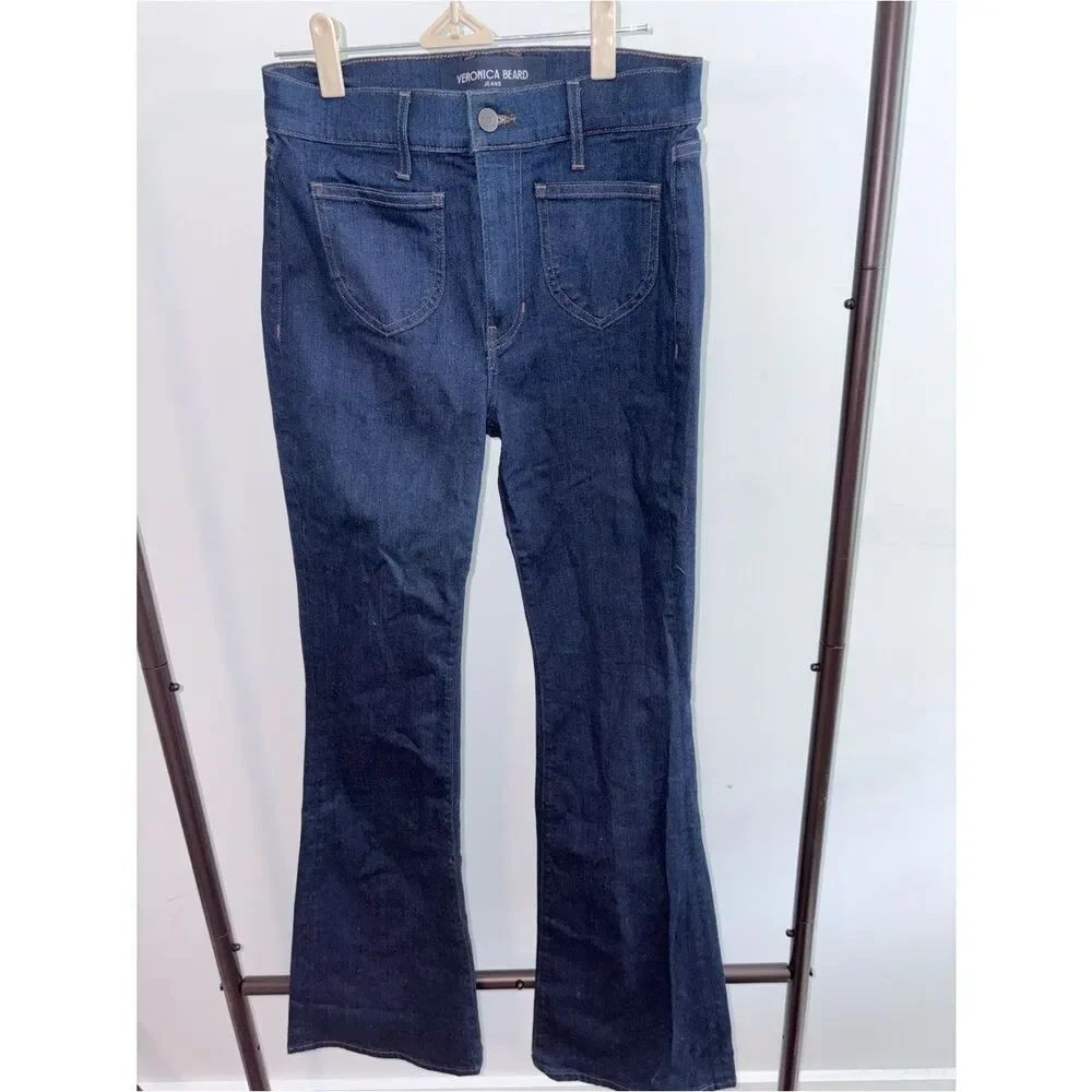 Veronica Beard Beverly Skinny-Flare Jean - Picture 4 of 7
